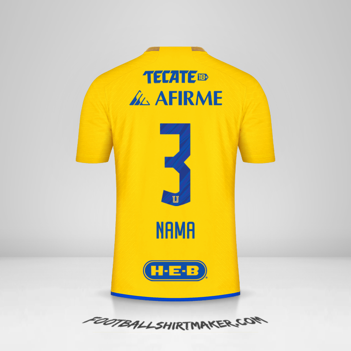 Jersey Tigres UANL 2023/2024 -  nama - 3