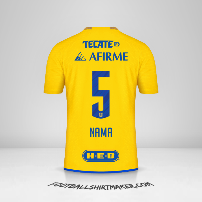 Jersey Tigres UANL 2023/2024 -  nama - 5