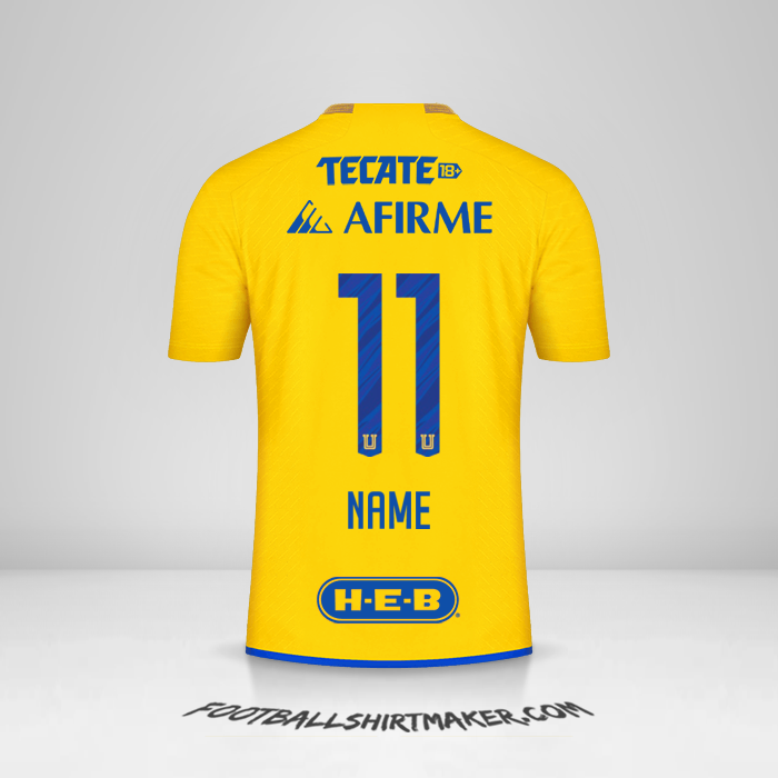 Trikot Tigres UANL 2023/2024 -  name - 11