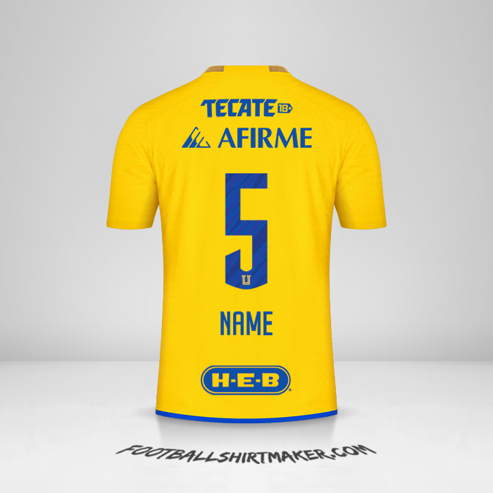 Trikot Tigres UANL 2023/2024 -  name - 5