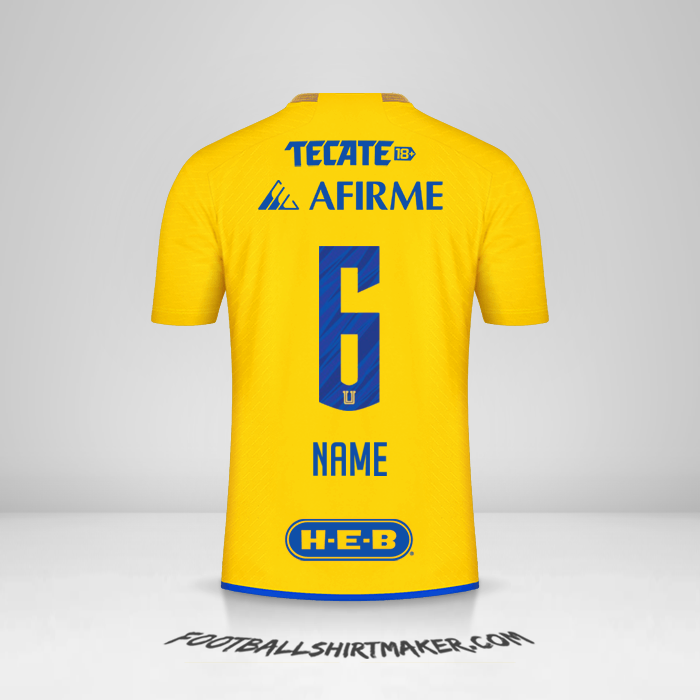 Trikot Tigres UANL 2023/2024 -  name - 6