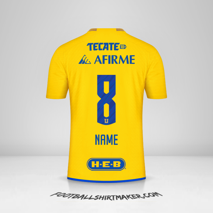 Trikot Tigres UANL 2023/2024 -  name - 8