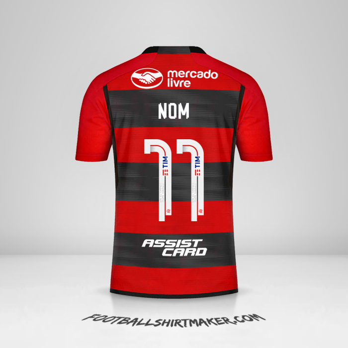 Maillot Flamengo 2023 -  nom - 11