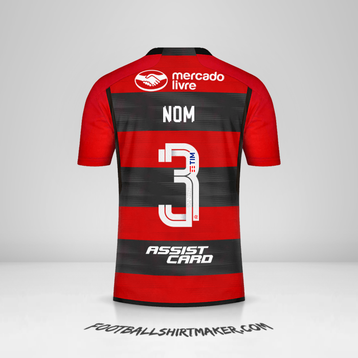 Maillot Flamengo 2023 -  nom - 3