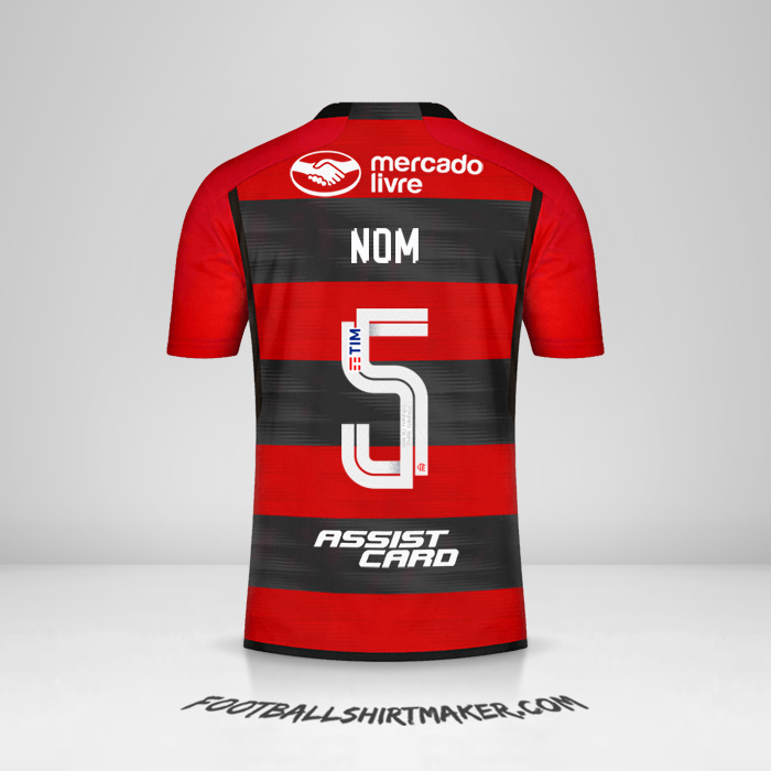 Maillot Flamengo 2023 -  nom - 5
