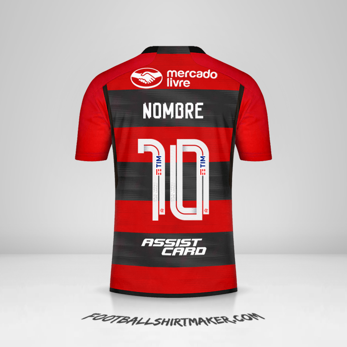Jersey Flamengo 2023 -  nombre - 10
