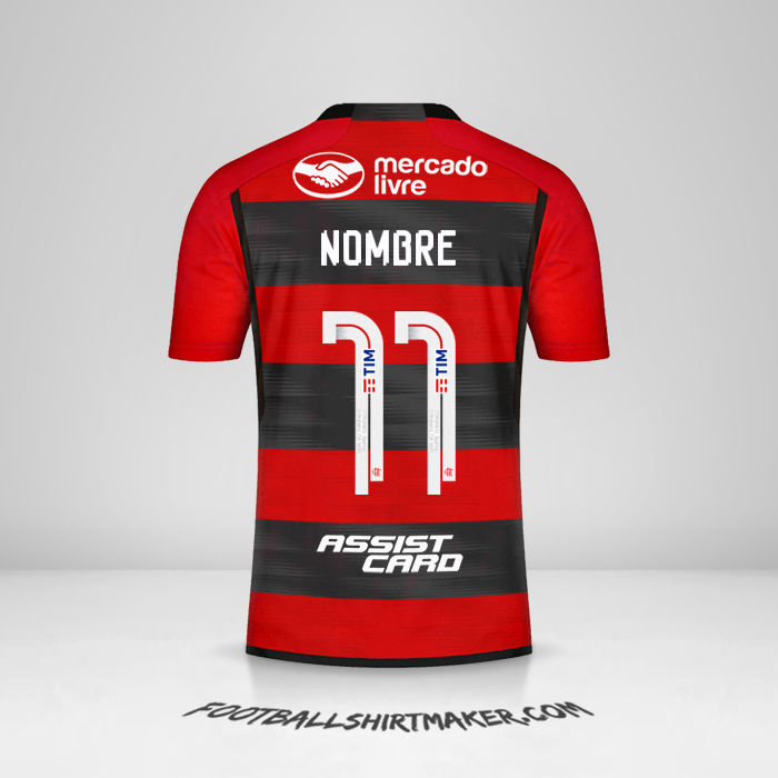 Jersey Flamengo 2023 -  nombre - 11