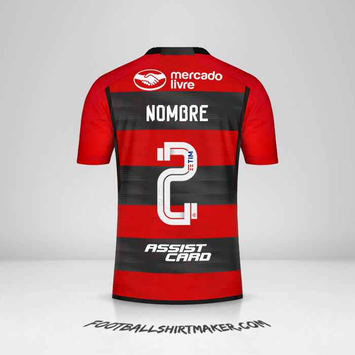 Camiseta Flamengo 2023 -  nombre - 2