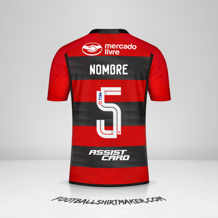 Jersey Flamengo 2023 -  nombre - 5