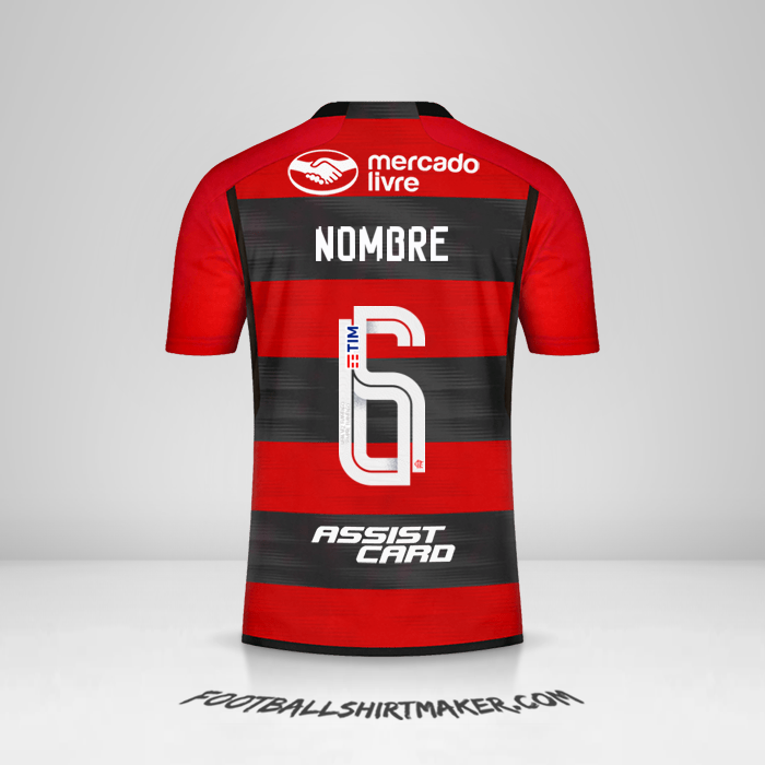 Jersey Flamengo 2023 -  nombre - 6