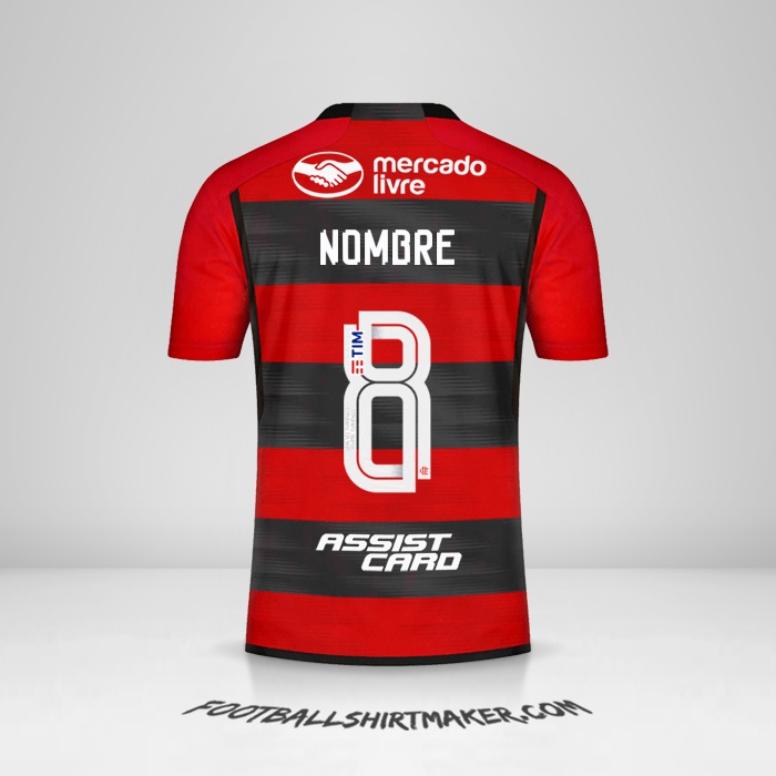 Jersey Flamengo 2023 -  nombre - 8