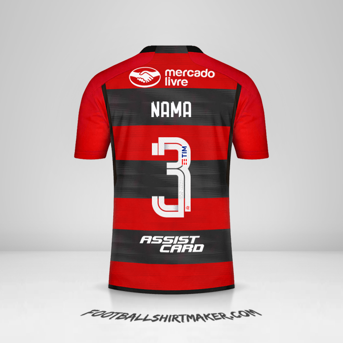 Jersey Flamengo 2023 -  nama - 3