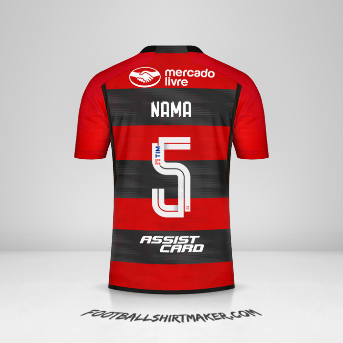 Jersey Flamengo 2023 -  nama - 5