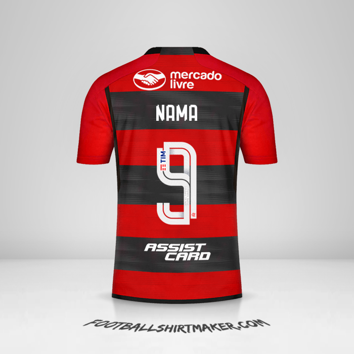 Jersey Flamengo 2023 -  nama - 9