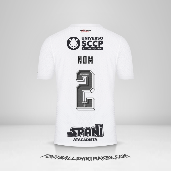 Maillot Corinthians 2023/2024 -  nom - 2