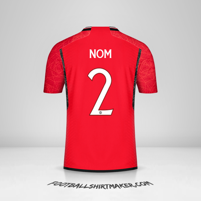 Maillot Manchester United Cup 2023/2024 -  nom - 2