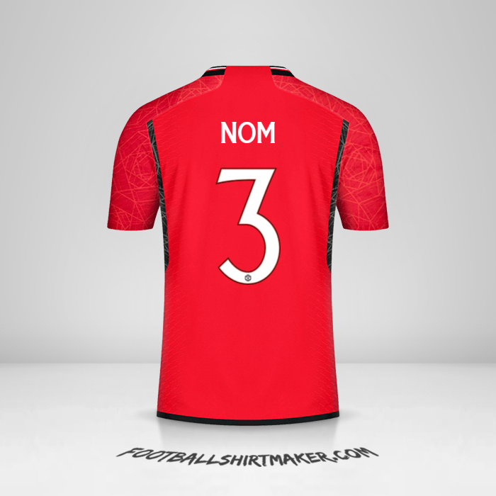 Maillot Manchester United Cup 2023/2024 -  nom - 3