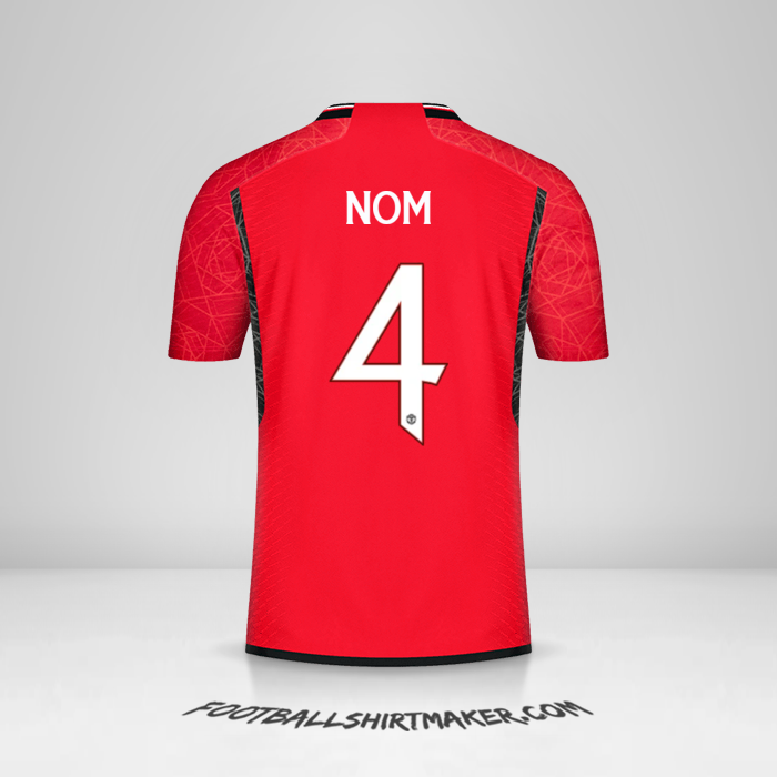Maillot Manchester United Cup 2023/2024 -  nom - 4