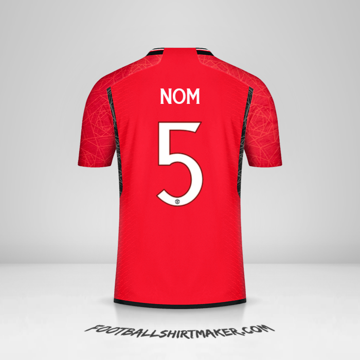 Maillot Manchester United Cup 2023/2024 -  nom - 5