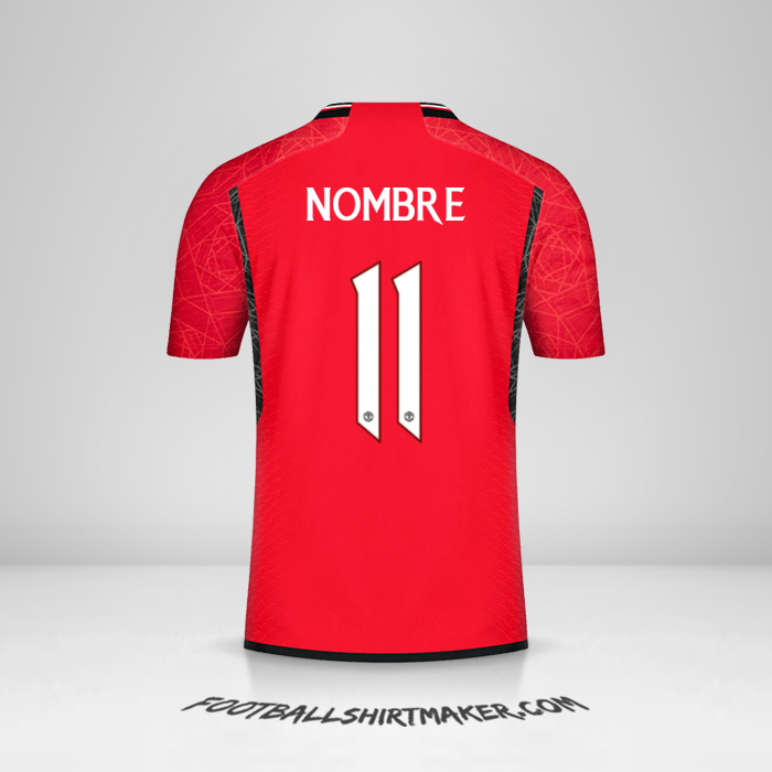 Jersey Manchester United Cup 2023/2024 -  nombre - 11