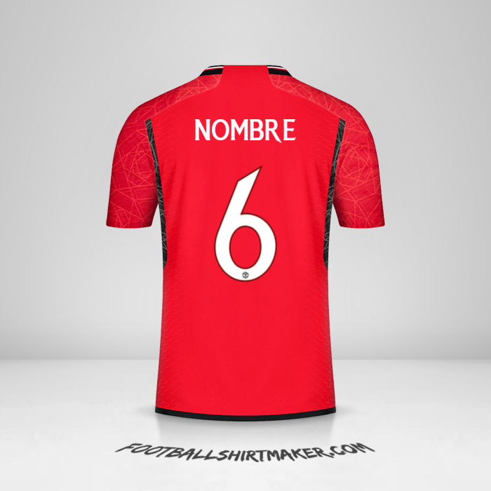 Camiseta Manchester United Cup 2023/2024 -  nombre - 6