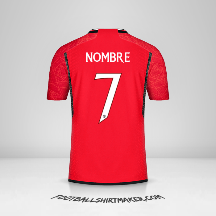 Jersey Manchester United Cup 2023/2024 -  nombre - 7