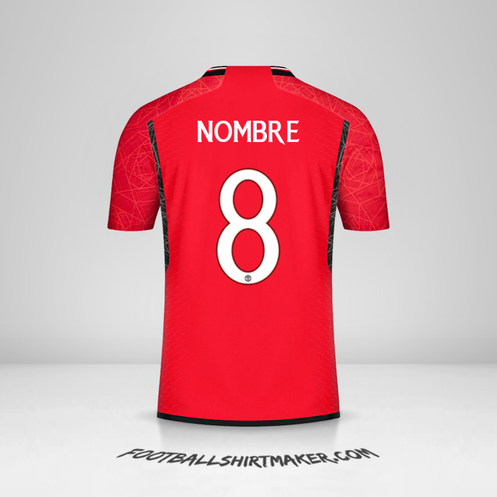 Jersey Manchester United Cup 2023/2024 -  nombre - 8