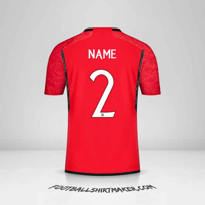 Trikot Manchester United Cup 2023/2024 -  name - 2