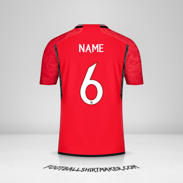 Trikot Manchester United Cup 2023/2024 -  name - 6