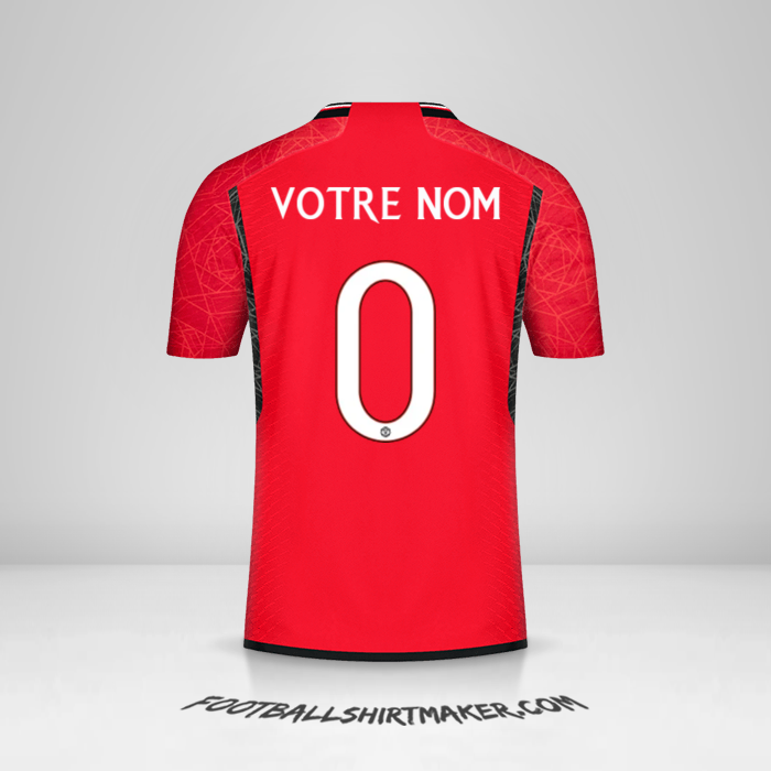 Maillot Manchester United Cup 2023/2024 -  votre nom - 0