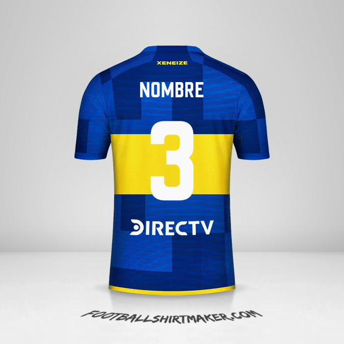 Jersey Boca Juniors 2023/2024 -  nombre - 3
