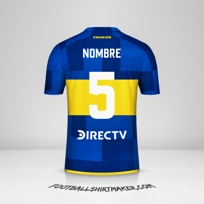 Jersey Boca Juniors 2023/2024 -  nombre - 5