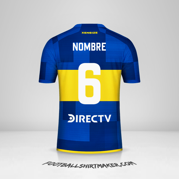 Jersey Boca Juniors 2023/2024 -  nombre - 6