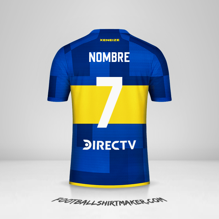 Jersey Boca Juniors 2023/2024 -  nombre - 7