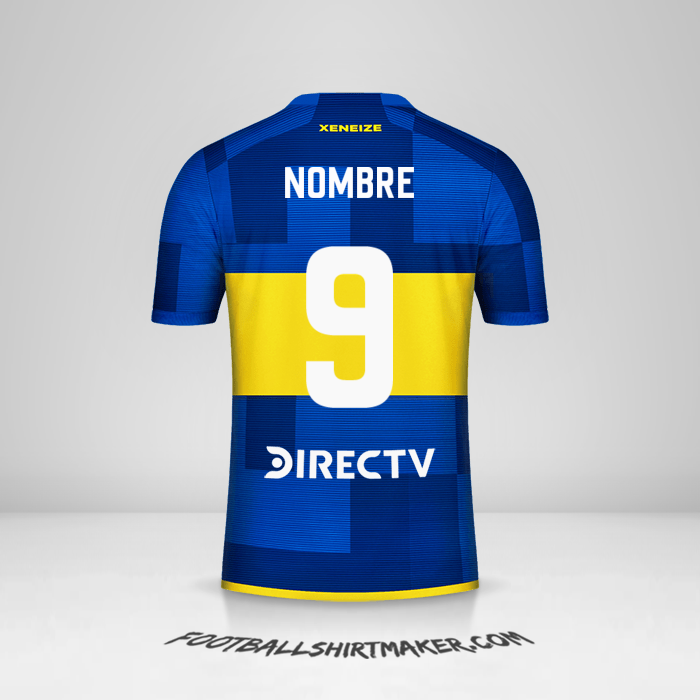 Jersey Boca Juniors 2023/2024 -  nombre - 9