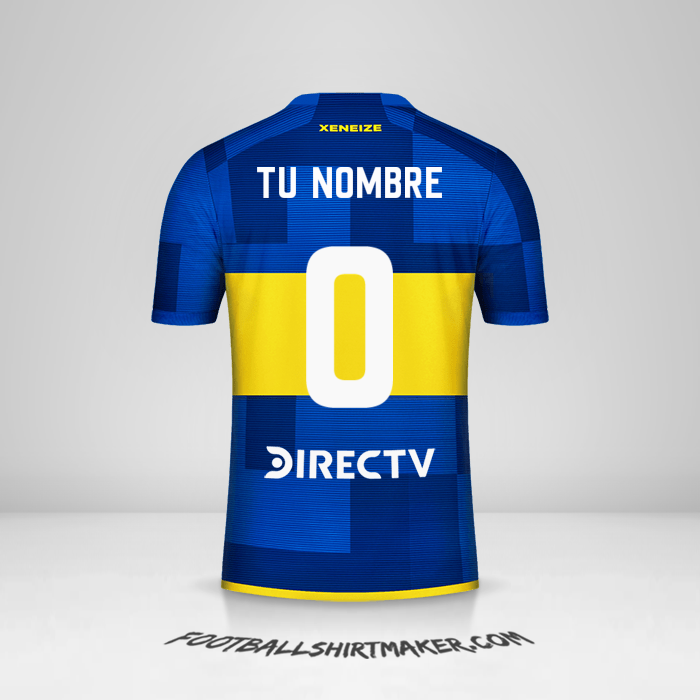 Jersey Boca Juniors 2023/2024 -  tu nombre - 0
