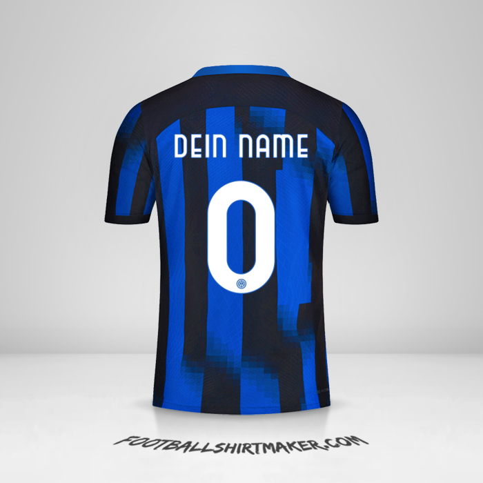 Trikot Inter 2023/2024 -  dein name - 0