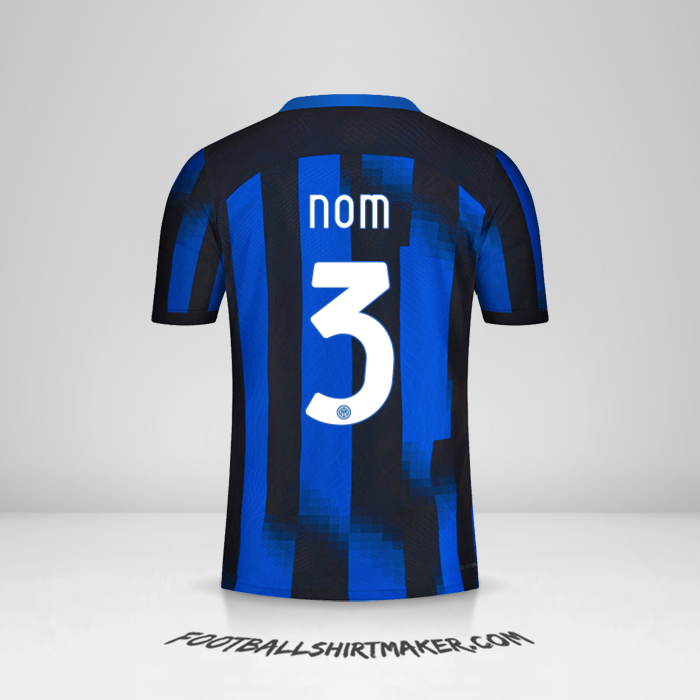 Maillot Inter 2023/2024 -  nom - 3
