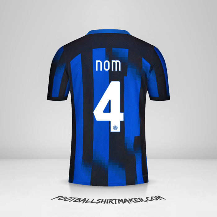 Maillot Inter 2023/2024 -  nom - 4