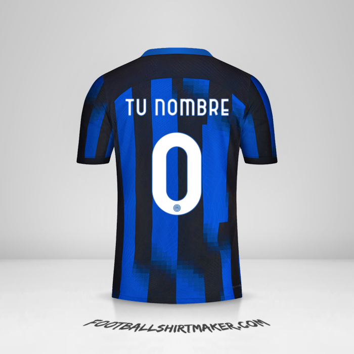 Jersey Inter 2023/2024 -  tu nombre - 0