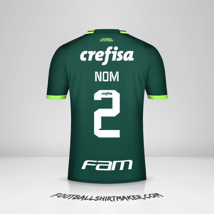 Maillot Palmeiras 2023 -  nom - 2