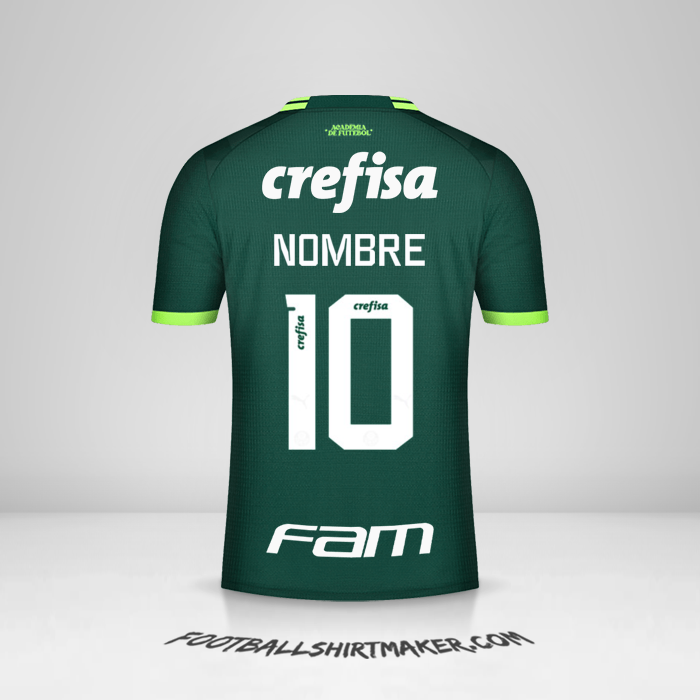 Camiseta Palmeiras 2023 -  nombre - 10