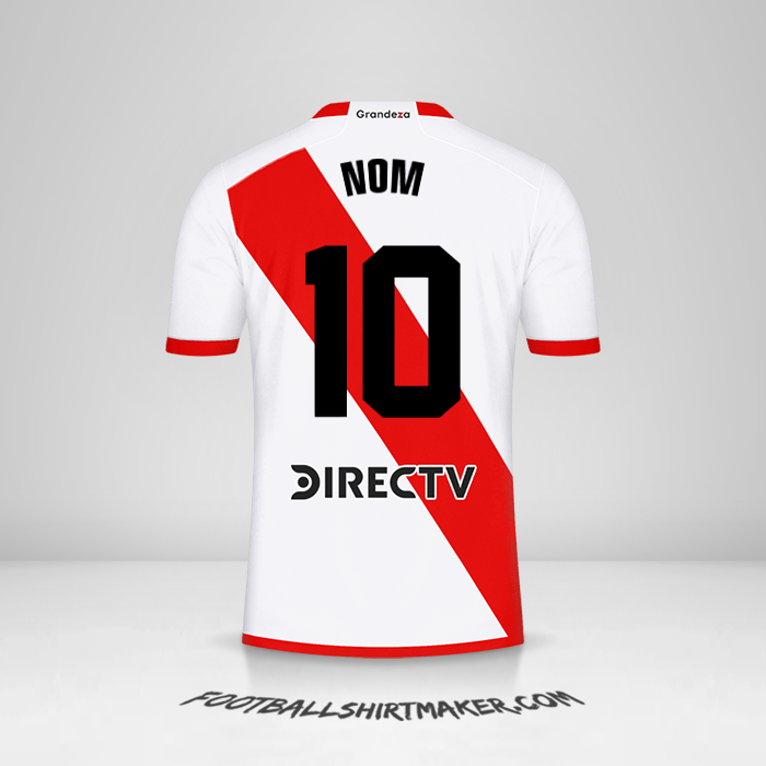 Maillot River Plate 2023/2024 -  nom - 10