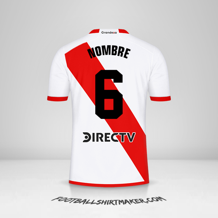 Jersey River Plate 2023/2024 -  nombre - 6