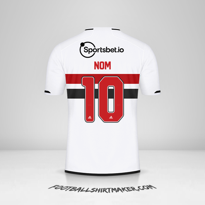 Maillot Sao Paulo FC 2023/2024 -  nom - 10