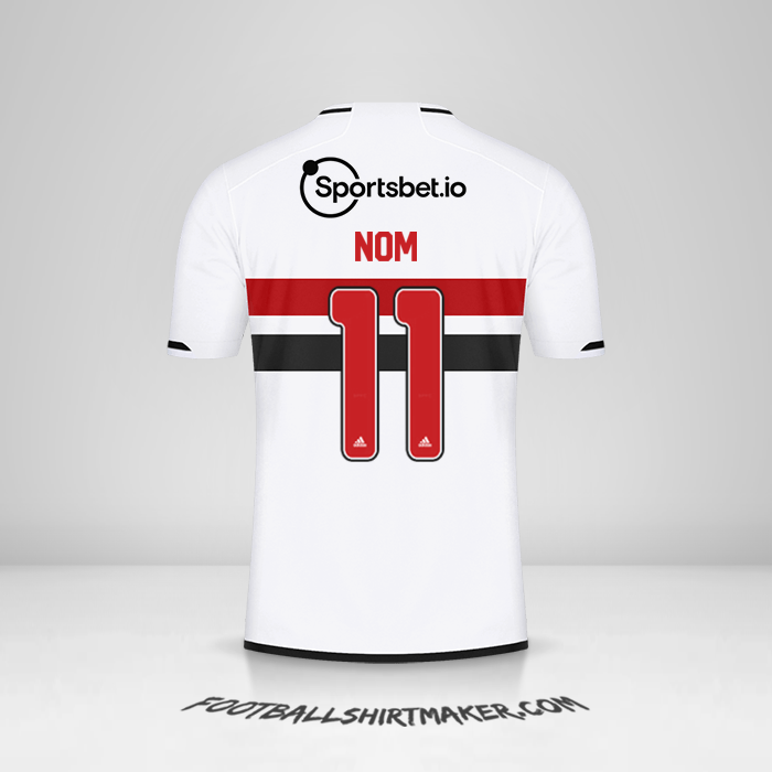 Maillot Sao Paulo FC 2023/2024 -  nom - 11
