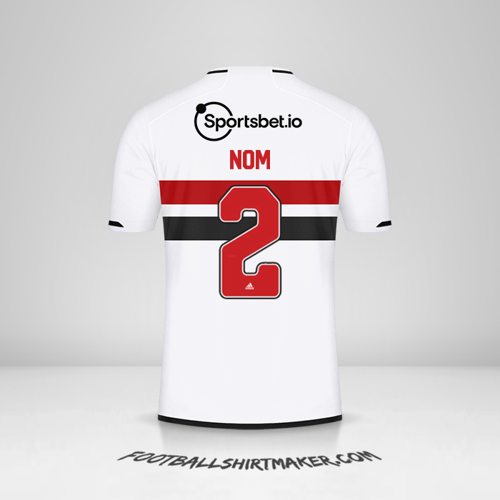 Maillot Sao Paulo FC 2023/2024 -  nom - 2