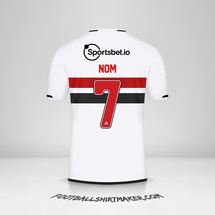 Maillot Sao Paulo FC 2023/2024 -  nom - 7