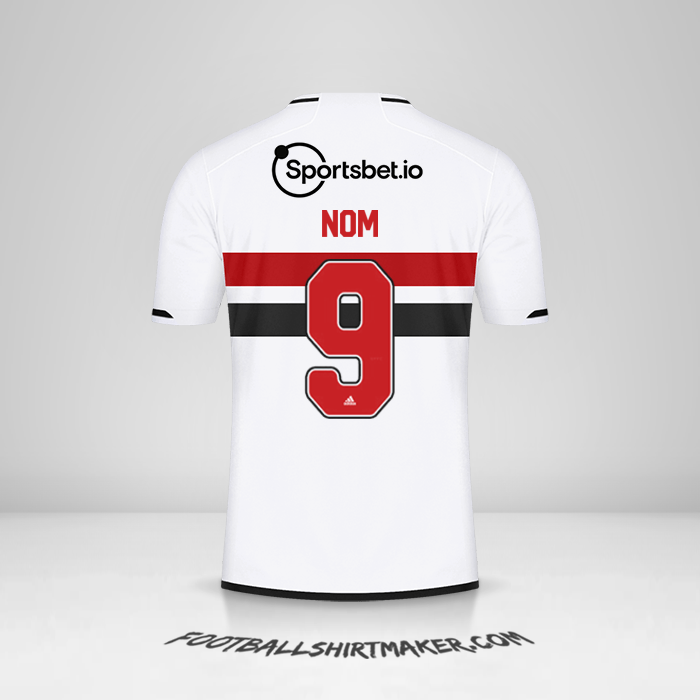 Maillot Sao Paulo FC 2023/2024 -  nom - 9