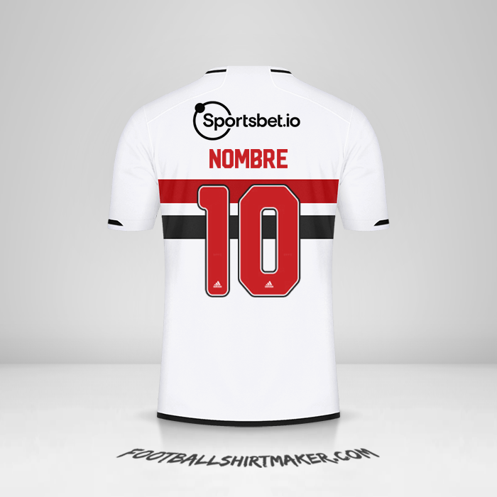 Jersey Sao Paulo FC 2023/2024 -  nombre - 10